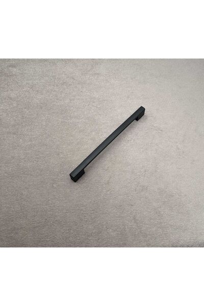 KOLDOOR Star Mat Siyah Mutfak Dolap Çekmece Köprü Kulpu 160 Mm 192 Mm (16 Cm ...