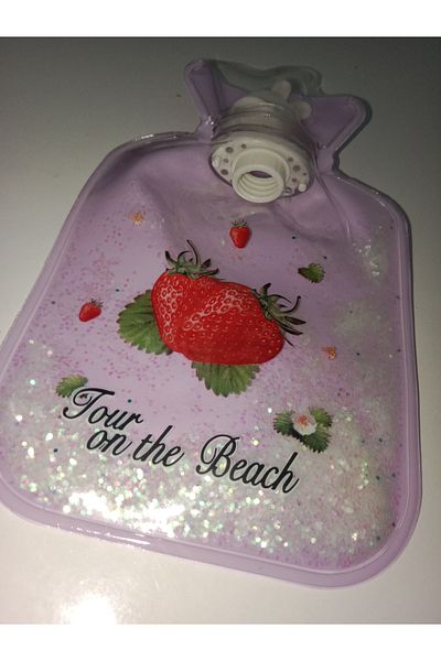 HANK TİCARET Special Mini Glittered Hot Water Bag for Babies and Children 20x13 Cm