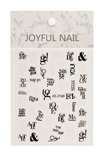 MOZIUR Tırnak Sticker Süs (KENDİNDEN YAPIŞKANLI) - 2169