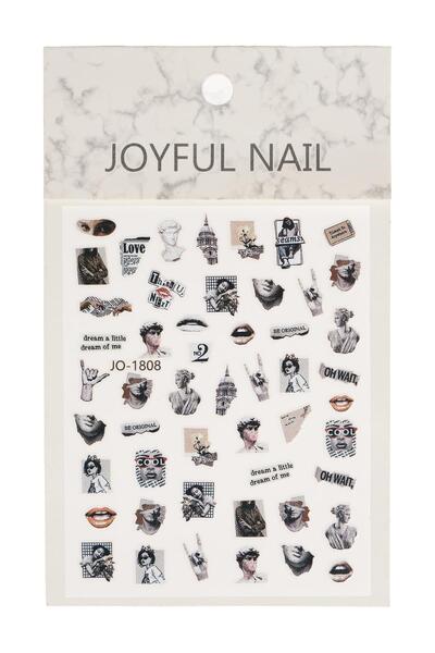 MOZIUR Tırnak Sticker Süs (KENDİNDEN YAPIŞKANLI)- 1808