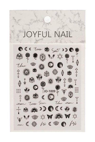 MOZIUR Tırnak Sticker Süs (KENDİNDEN YAPIŞKANLI) - 1009