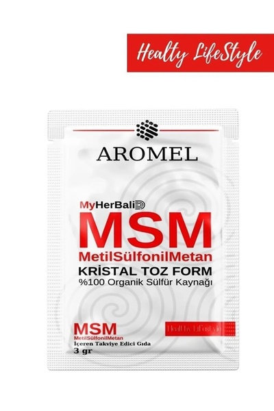 Aromel Msm Metil Sülfonil Metan | Methyl Sulfonyl Methane | 135 Gr | 45 Adet Şase