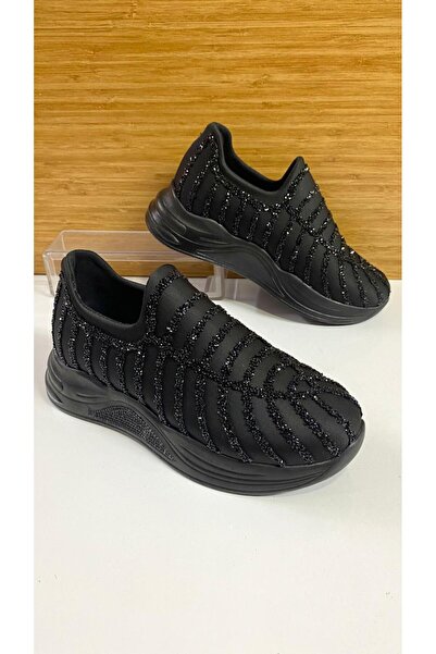 PUNTO 553121 Taşlı Bağcıksız Spor Ayakkabı