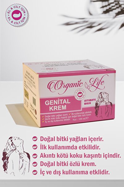 organic life Genital Krem Hijyen Temizleyici (intimate wash) 100ml