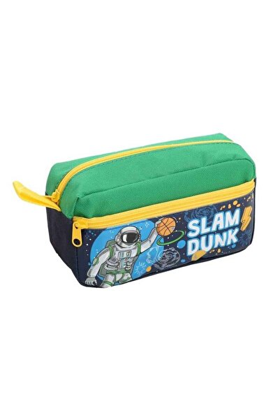 Bluoksweet Husă pentru creioane pentru elevi, cu model imprimat, cu două comp...
