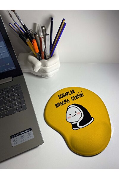 rakkun shop لوحة ماوس دوبارلان بيراغما جينديني مطبوعة مع دعم للمعصم