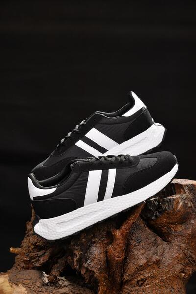 M.P. Pantofi de mers și alergare pentru bărbați, sport negri, anti-transpiraț...