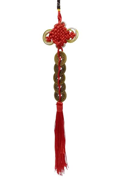 Dünyadan Hediyeler Çin Feng Shui Şans ve Bereket Düğüm Beşli Para 35 cm