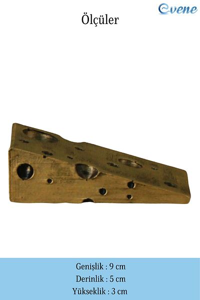 Evene Door Stopper Gold Antique Color Decorative Door Holder Stopper 2 Pieces Model 6