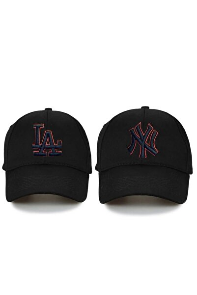 MinaCarin New York Los Angeles Unisex μοντέρνο καπέλο σε στυλ ράπερ 2 τεμαχίων