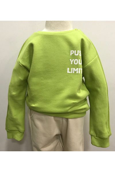 Çikoby Baby Boy Back Printed Sweatshirt