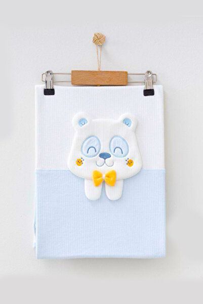 ADABEBEK بطانية قطن ممشط فاخرة مع إكسسوارات الباندا بطانية طفل رضيع