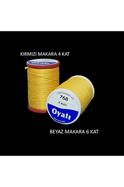 ŞENELYÜN Oyalı 6 Kat Suni Ipek Kanaviçe Etamin El Nakış Işleme Ipi Renk No: 768
