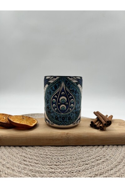 Nakkaş Çini Traditional Tile Patterned Ceramic Mug 10
