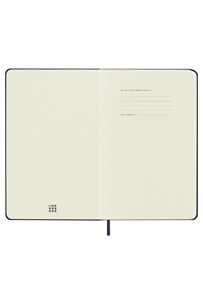 Moleskine Classic Collection Checked 13x21cm 240 Sheets Hard Cover Notepad