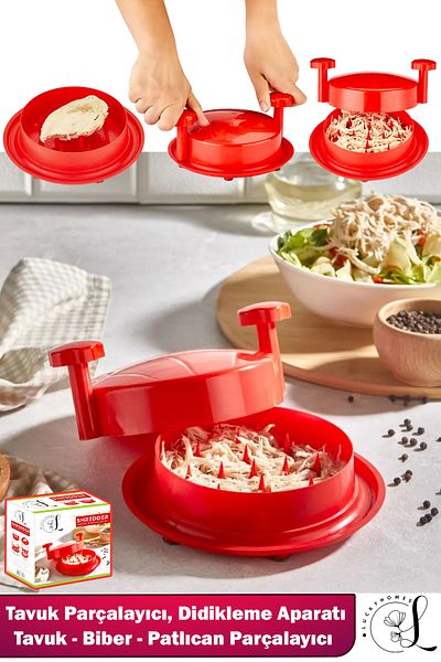 LUCKYHOMES Practical Chicken and Cooked Vegetable Lettuce Shredding Tool| Practical Meat Chicken Chopping Tool 548