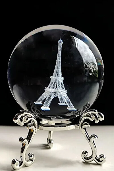 moryconcept 3D oyma kristal top Paperweight standı ile şifa meditasyon cam kü...