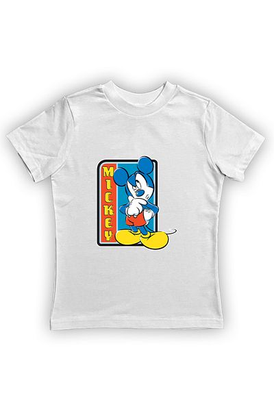 Mickey Mouse Tricou pentru copii de vară - imprimat, bumbac pieptănat