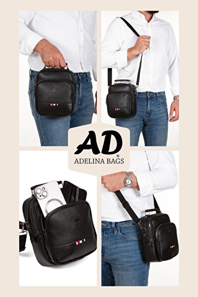 Newish Adelina Black Hand and Shoulder Bag Men