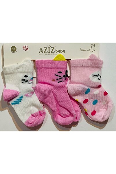 Aziz Bebe 9-Piece Eco 1st Set Girl's Socks