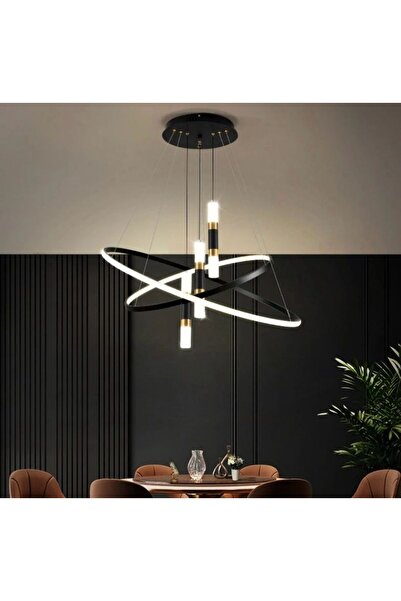 Vonalight 2*35+50cm Halka 3*40mm boru Led Lamba,yuvarlak Sarkıt Avize,modern,...