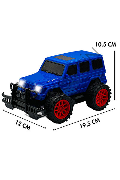 welcomein Oyuncak Uzaktan Kumandalı Pilli Full Fonksiyon Işıklı Drift Atabilen OffRoad Yüksek Teker Araba Jeep