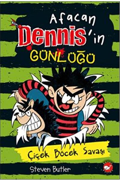 Beyaz Balina Yayınları Afacan Dennis'in Günlüğü 2 & Çiçek Böcek Savaşı