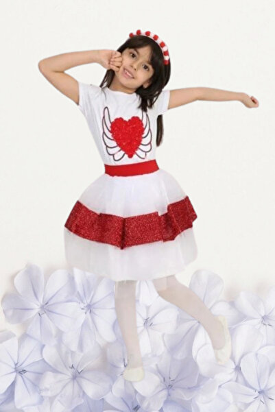 NACAR NEW STYLİSH طقم تي شيرت منقوش بأكمام قصيرة وتنورة توتو للفتيات بتصميم 2...