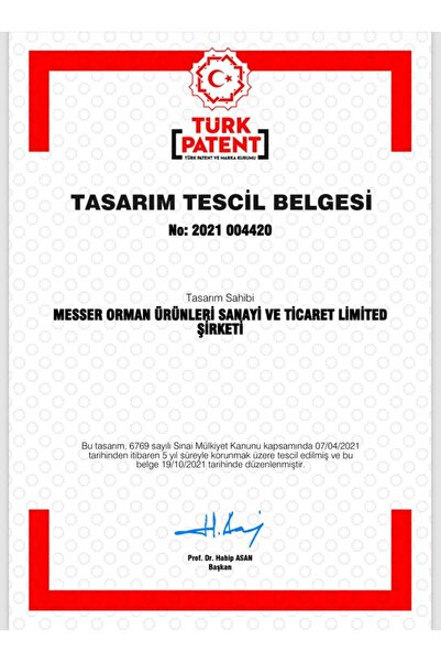 messer MİNİMALİST LAMBADER MADRAN CEVİZ