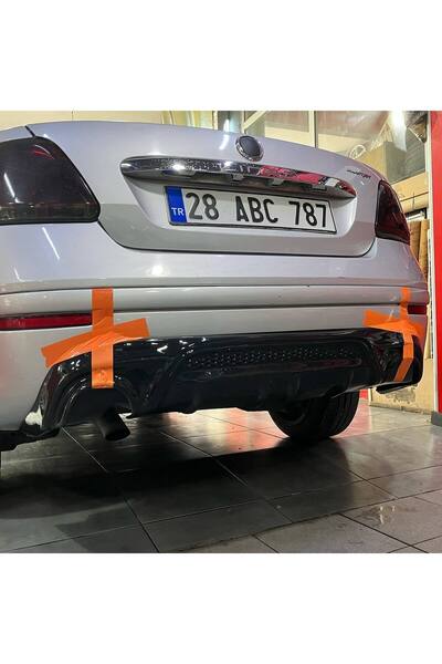 xtuning trakya Fiat Linea 2013-2018 Uyumlu  Difüzör Plastik