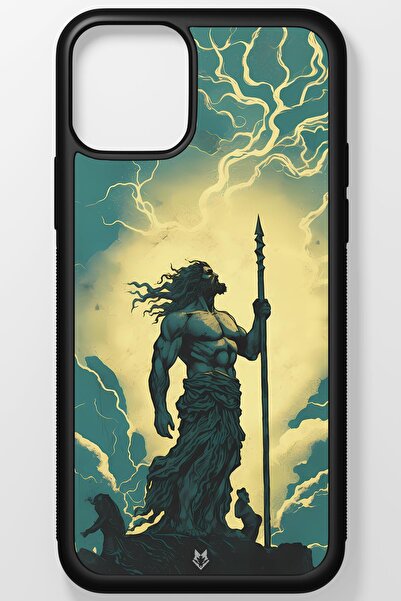 TREND Mythos Yunan Mitolojisi Kırılmaz (Temperli) Cam Sert Plastik iPhone 11 Uyumlu Telefon Kılıfı