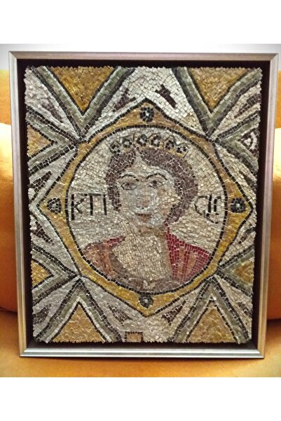 KYBELE SANAT Mozaik Tablo Antik Kraliçe 2 Doğal Taş