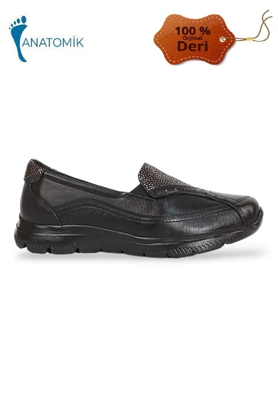 Konfores 1856-415027 Pantofi de sezon cu talpă anatomică din piele naturală