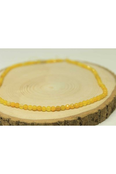 Yasamtohumu Agate Stone Facet Cut 4mm/10 Pieces (24040-1)