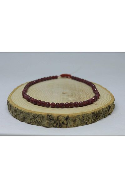 Yasamtohumu Ρουμπινί Πέτρα Σειρά Φασέτα Κοπή 6mm
