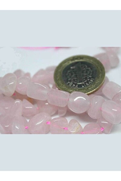 Yasamtohumu Pembe Kuvars Doğal Tımbıl Taşlar/10 Adet