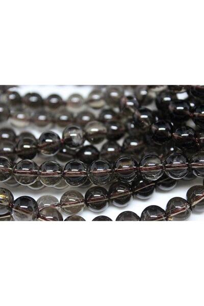 Yasamtohumu Dumanlı Kuvars Taşı 8mm/4 Adet