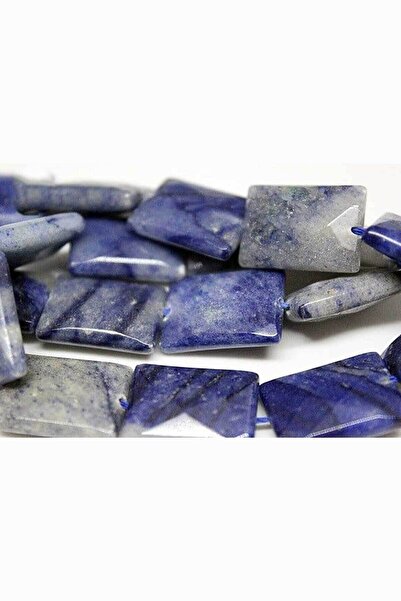 Yasamtohumu Браслет з каменем содаліт прямокутної форми (довжина 18 см)