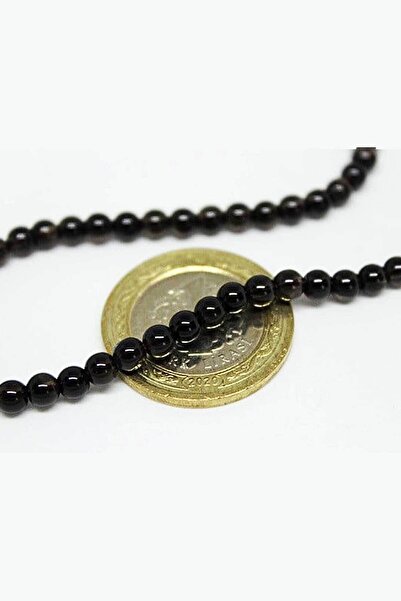 Yasamtohumu حجر كوارتز سموكي 4 ملم / 10 قطع