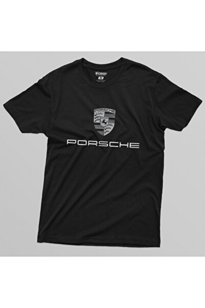 Crazy Ανδρικό μπλουζάκι Porsche Black Logo