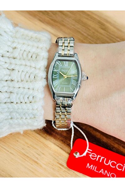 Ferrucci FC12219M.04 Milano Serisi Gümüş Gold Renk Çelik Kordon 3 Atm 2 Yıl Garantili Kadın Kol Saati