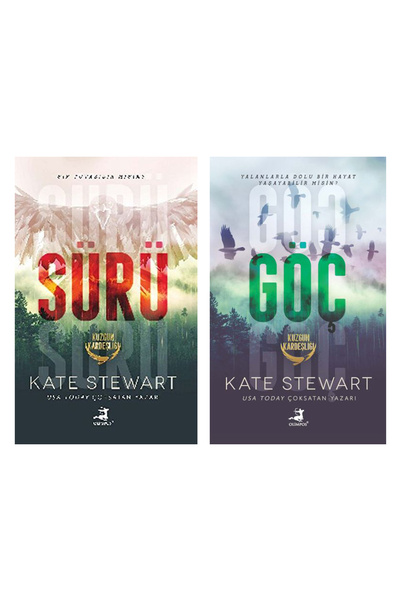 Olimpos Yayınları Sürü - Göç (Kate Stewart Kuzgun Kardeşliği 2 Kitap Set)