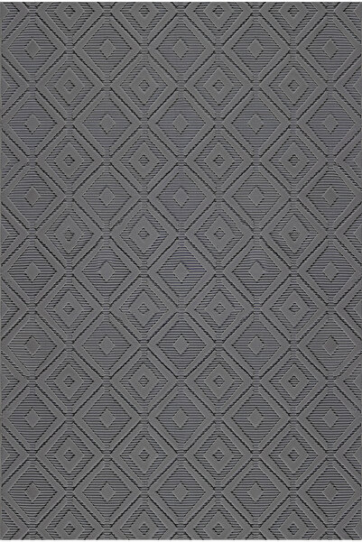 Dinarsu Grace 65403-295 | Modern Gri Bukle Halı | Salon, Hol, Mutfak ve Yatak...