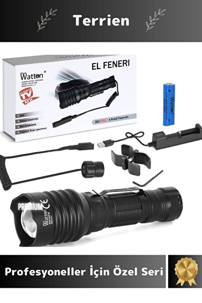Genel Markalar Premium Seri Şarjlı Profesyonellere Özel Üretim Yüksek Aydınla...