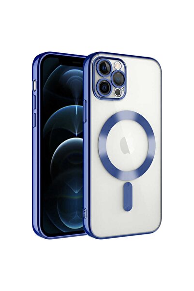 Rivor Apple iPhone 12 Pro Max Kılıf Kamera Korumalı Magsafe Wireless Şarj Şef...