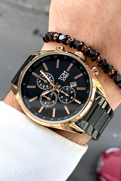 Tom Jones Original (by. Daniel Klein) Men's Watch + Bracelet Gift