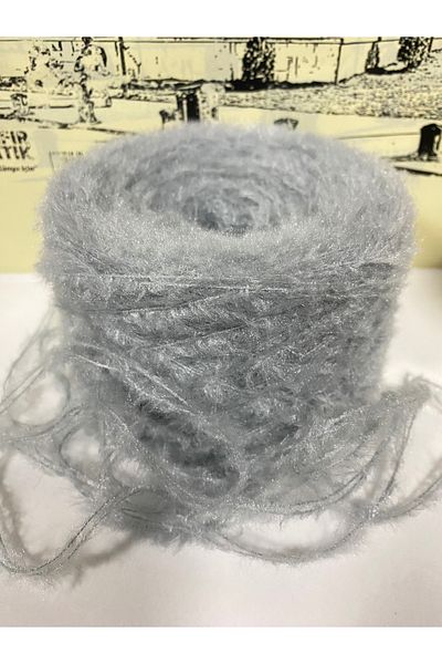 göçer Gray color polyester soft yumps 100 g