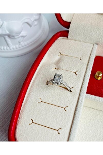 Vipfoni Tek Taş Baget Yüzük