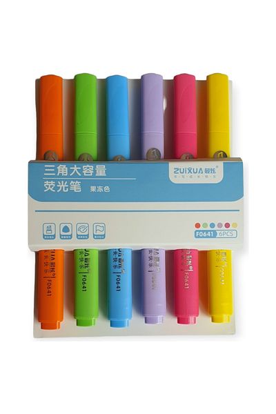 tüftürük Highlighter Set 6 Colors