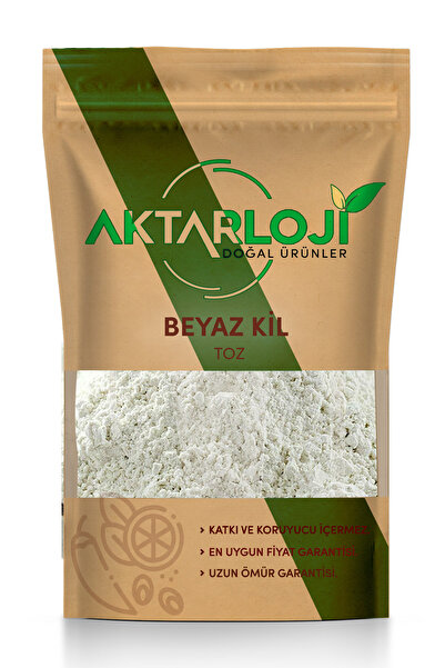 aktarloji 2 Kg Toz Beyaz Kil / Cilt ve Yüz Maskesi İçin